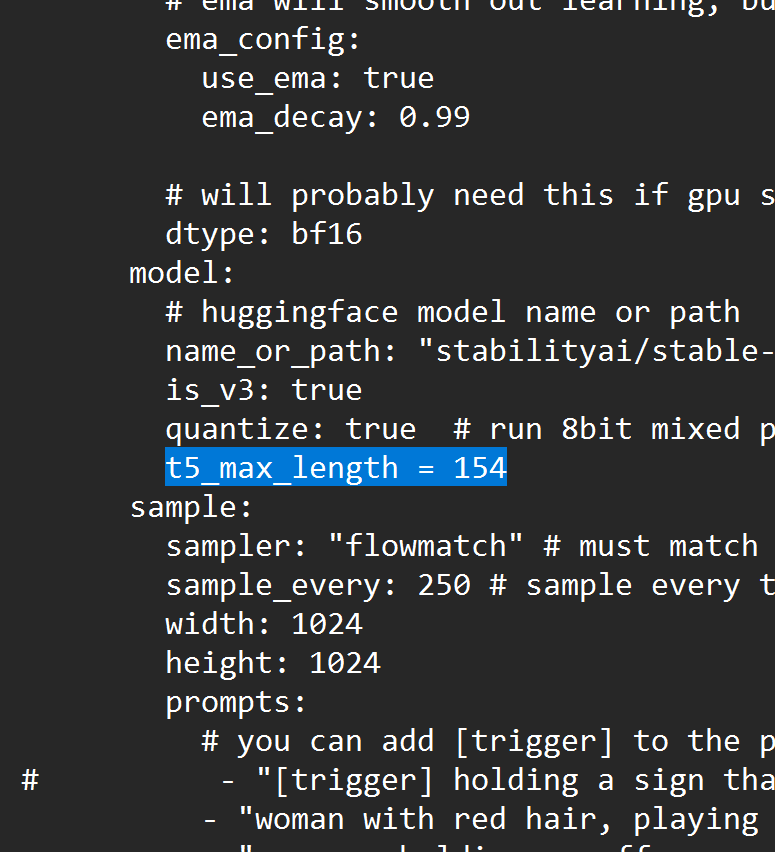 Unlocking SD3.5's Potential: Fixing t5 max length for Better Training Results